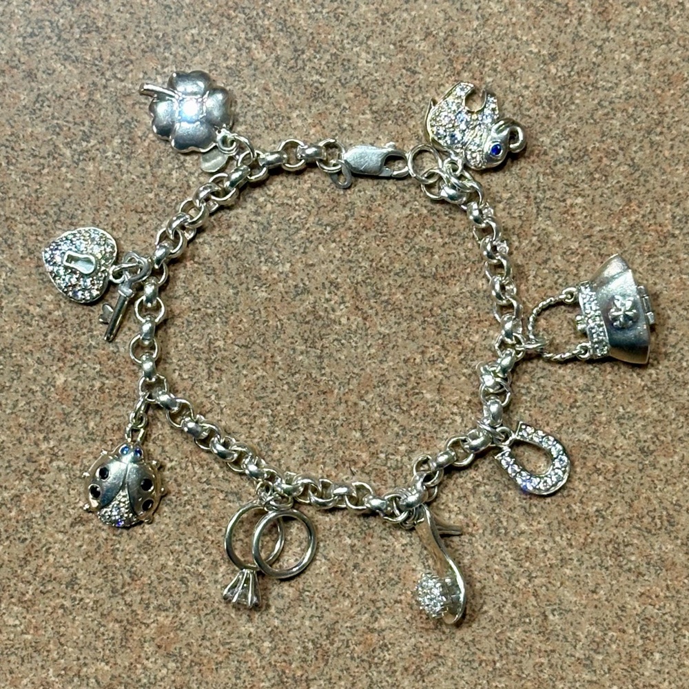 Good Luck Charm Bracelet 925 Sterling Silver